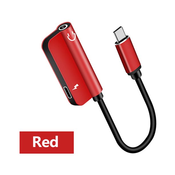 WZ2in1 3.5mm Type C Audio Headphone Jack Charger Adapter Connecter