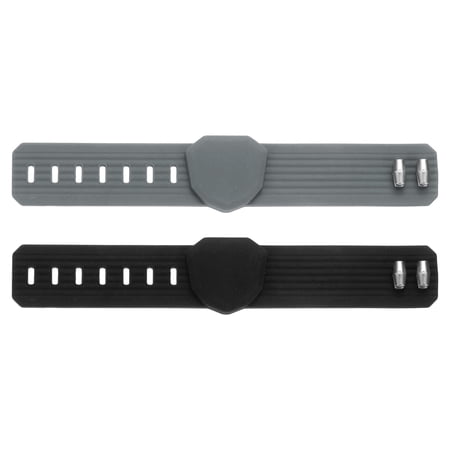 Uxcell Magnetic Cigarette Holder for Golf Cart Adjustable Silicone Cigarette Band Clip Accessories Fit 38-60 Rings & 2Pcs & Black/Gray-Fitting For(Golf Carts/Fishing Rods/Boats/Gifts)