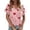 Pink, variant on Going Out Tops for Women Short Sleeve Crew Neck Soft Basic Comfort Relaxed Fit Womens Undershirts,Pink,S