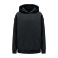 thumbnail image 4 of Wutalume Women's Chic Solid Color Backless Mesh Long Sleeve Hooded Sweatshirt, Fashionable and Breathable Top for Trendy Outfits, Ideal for Evening Events or Casual Days,Black L, 4 of 4