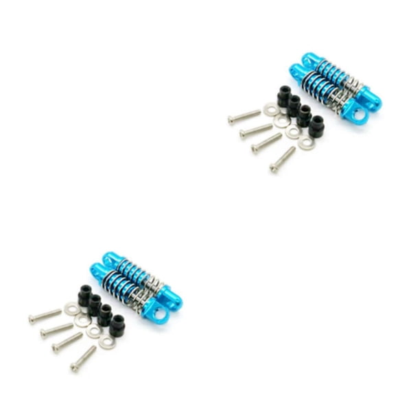Amortiguador de resorte para coche RC Bewildely 2 piezas Azul