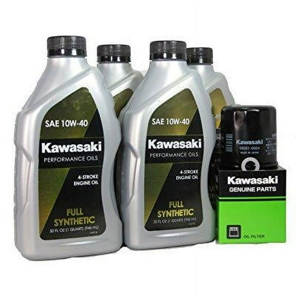2007 kawsaki ninja zx-6r full synthetic oil change kit