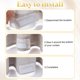 thumbnail image 4 of Uxcell 32Pcs Pesas de cortina cubiertas, 17g Pesas de fondo de cortina de hierro para coser en cortinas, Colgante de fondo de cortina de tela para hogar, oficina, hotel, mantel, bandera, 4 of 7