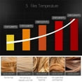 thumbnail image 4 of Professional Steam Straightener for Hair Ceramic Tourmaline Steam Flat Iron, Steam Hair Straightener Straightening Flat Iron, LED Display with Adjustable T, 4 of 8