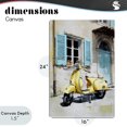 thumbnail image 4 of Stupell Industries French Country Sunny Day Scooter Ride Canvas Art, 16 x 24, by Petals Prints Design, 4 of 8