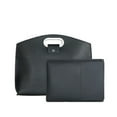 thumbnail image 1 of Rewenti Women’s Laptop Tote Bag Set Large Capacity Leather Wear-scratch Proof Notebook Tablet Handbag Portable Commuting, 1 of 2