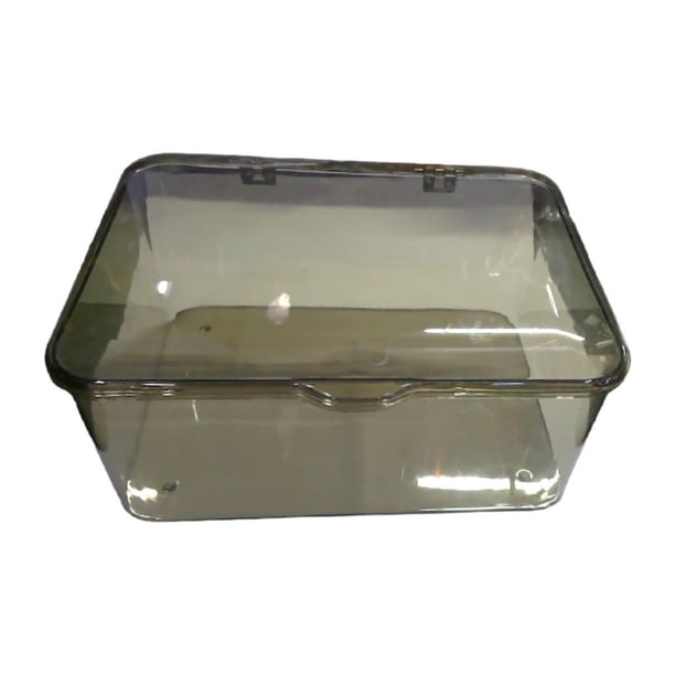 Organizador de mesa Sandy Storage Container - Display - Caja de almacenamiento cubierta para Gris transparente