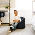 thumbnail image 4 of Milano Kid's Smartmax Black Beanbag Chair, 4 of 6