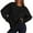 Black, variant on dGslk Women's Oversized Crewneck Sweatshirt Long Sleeve Pullover Soft Loose Fit Casual Solid Color Top for Fall Winter Black L