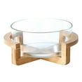 thumbnail image 1 of MasteelfCA 1 Set of Glass Bowl Fruit Salad Bowl Dessert Container Tableware with Base, 1 of 8