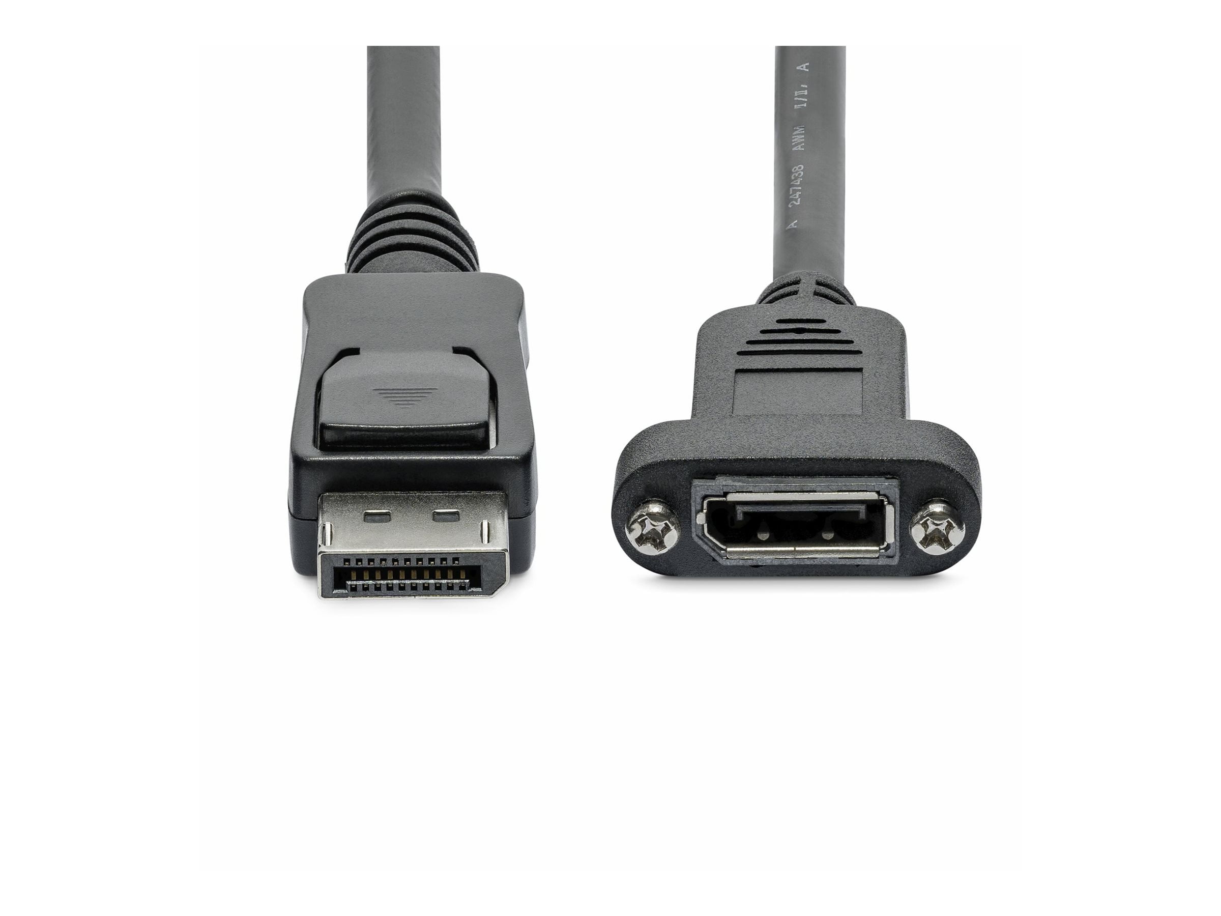StarTech 3ft DisplayPort Panel Mount Cable - F/M