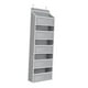 thumbnail image 3 of Organizador de almacenamiento para colgar sobre la puerta, ahorra espacio con 5 bolsillos grandes Gris, 3 of 9