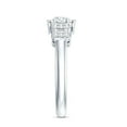 thumbnail image 3 of Rosec Jewels Certified Lab Diamond Promise Engagement Ring, 5 mm, EF-VS Quality - Ideal For Gift, 925 Sterling Silver, US 4.00, 3 of 8