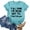 Light Blue, variant on YHAJDS Women's Basic T-shirts Solid Color Short Sleeve Round Neck Casual Tee Top
