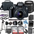 thumbnail image 1 of Canon EOS 4000D / Rebel T100 DSLR Camera with 18-55mm Lens + 2 Pcs SanDisk 32GB Memory + Tripod + Case + ZeeTech Kit, 1 of 9
