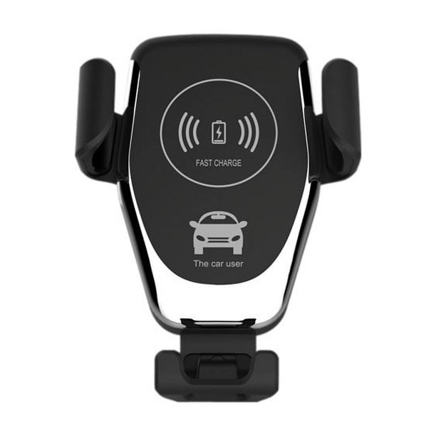 Soporte de navegación para teléfono móvil de coche, salida de aire de 10 W, cargador inalámbrico antideslizante para coche