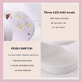 thumbnail image 4 of Mini Nail Lamp WejaGO UV Light for Nails Mini 180°Opening Design USB Nail Dryer Portable UV LED Nail Lamp, 4 of 5
