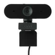 Pre-Owned onn 4K Webcam with Autofocus and Swivel Head, Built-in Dual Mics, Privacy Cover, Greystone