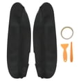 thumbnail image 1 of Reemplazo de cuero artificial negro para reposabrazos de panel de puerta delantera de 2 piezas para Acura RL 2005-2012 Jadeshay A, 1 of 8