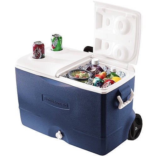 Rubbermaid Cooler Extreme 5Day 50Quart Wheeled Outdoor picnic beach