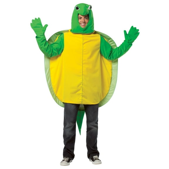 Rasta Imposta Green Large Turtle Halloween Costume, Adult One Size Fits Most Men and Women
