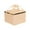 L, variant on HengDidi Insulated Pizza Cake Bag with Aluminum Foil Thermal Design Keep Food Fresh for Delivery Camping Picnics Lunch Storage Party Carrier Practical Sturdy Material in Beige