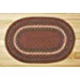 thumbnail image 2 of Capitol Earth Rugs 07-040 Tapis Tressé en Jute Gris Bordeaux, 2 of 2