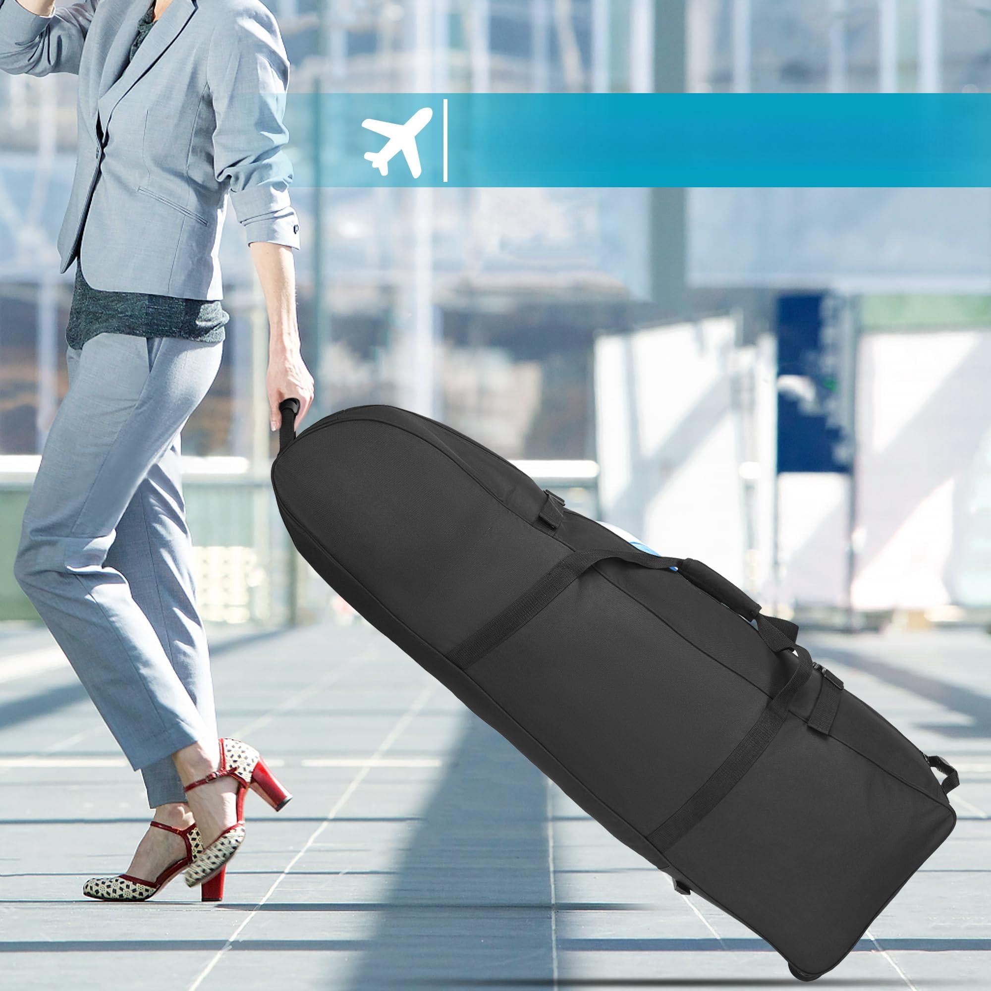 Soft-sided Golf Travel Bag With Wheels - Heavy Duty 600d Polyester Oxford Wear-resistant  Excellent Zipper Universal Size