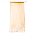 thumbnail image 1 of Cortina de ventana con cadena de borlas brillantes Ormromra amarillo, 1 of 6