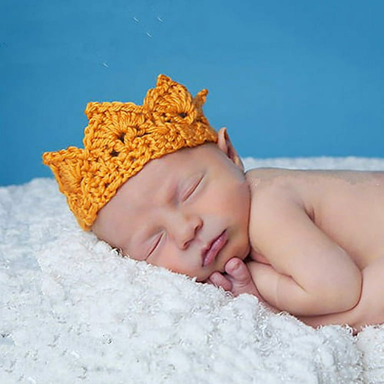 Crochet baby crown sale