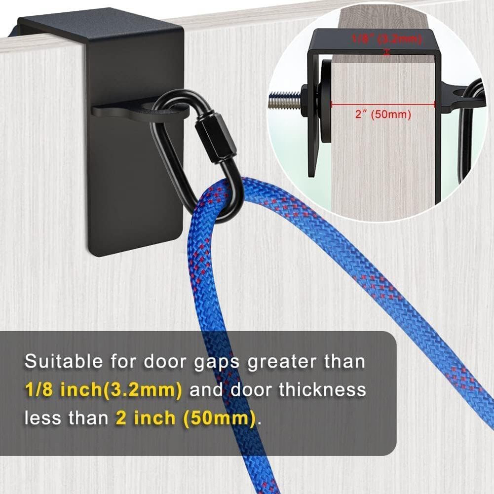 Door Mount Anchors For Resistance Bands Space Saving Workout Hooks For Home Gym Fangkenuo