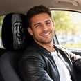 thumbnail image 5 of 2Pcs Ghost Face Headrest Covers | 2026 New Spooky Scary Head Rest Covers for Cars | Funny Washable Breathable Face Car Head Rest Cover Protector for Halloween, 5 of 6