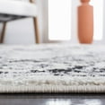 thumbnail image 4 of SAFAVIEH Tulum Izabelle Traditional Area Rug, 6'7" x 6'7" Round, Ivory/Black, 4 of 8