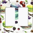 thumbnail image 6 of Metal Light Switch Plate Cover Colorful Macaron Fruit French Desserts CAK019, 6 of 13