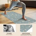 thumbnail image 4 of Pioneer Flower Floral Print Pattern Hot Yoga Mat Towel Non Slip for Hot Yoga - Quick-Drying Yoga Mat Cover with 4 Corner Pockets with Travel Bag - Hot Yoga Towel Non Slip 74"x26", 4 of 6