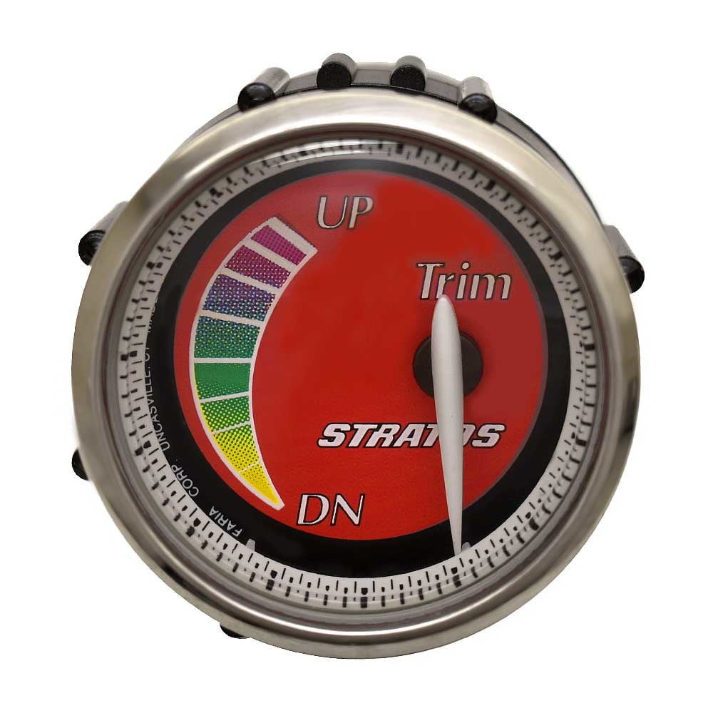 Stratos Boat Trim Gauge GP7857A Faria Evinrude Johnson 2 Inch