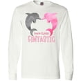 thumbnail image 3 of Inktastic You're Flippin' Fintastic Dolphins Long Sleeve T-Shirt, 3 of 5