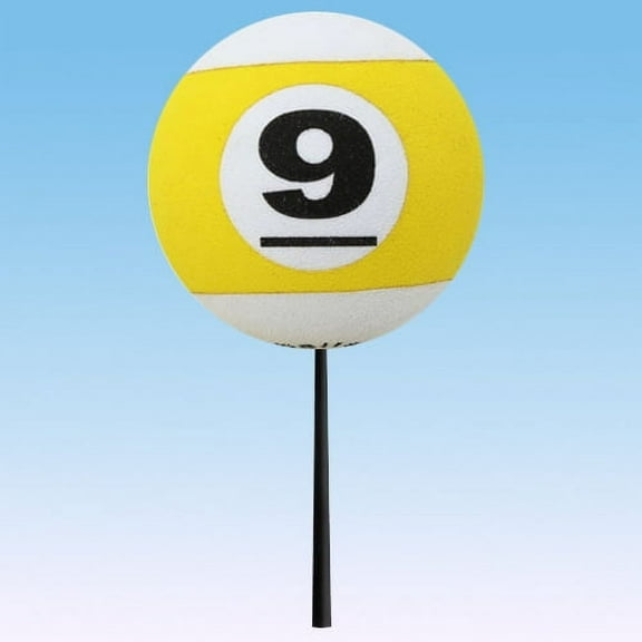Coolballs Cool Billiards Pool Nine 9-Ball Car Antenna Topper Auto Accessory
