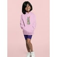 thumbnail image 2 of Happy Bunny With Carrot Hoodie Juniors -Image by Shutterstock,  Medium, 2 of 4