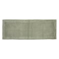 thumbnail image 4 of Better Trends 20"x 60" Premium Bathroom Runner Rug 100% Cotton Soft Reversible Tufted Bath Mat Water Absorbent Ideal for Easy Care in Bathroom and Shower Areas, (Dark Sage)- Edge Collection, 4 of 6