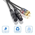 thumbnail image 4 of Cable doble macho a XLR Hembra ANGGREK 22 AWG 3 metros, 4 of 7