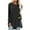 Black, variant on CQONEPT Pullover Tops for Womens Scoop Neck Loose Fit Long Sleeve Shirts Lightweight Solid Tunic Tops Black L