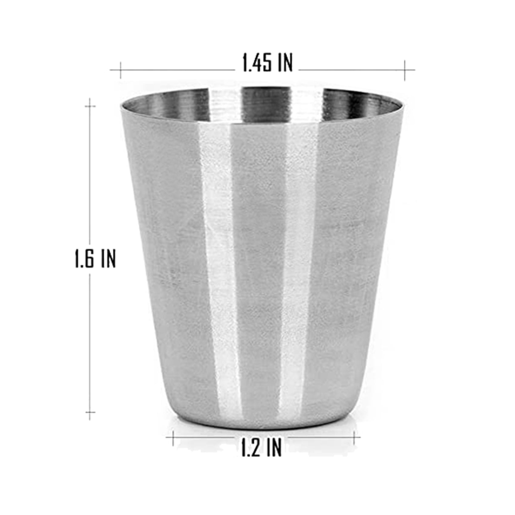 BOL,30ml 4pcs with bag--Mini verre à Shot en acier inoxydable, 4 pièces BOL,30ml 4pcs with bag--Mini verre à Shot en acier inoxydable, 4 pièces