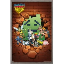 Aqua Teen Hunger Force - Villains Wall Poster, 14.725" x 22.375", Framed