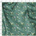 thumbnail image 4 of Soimoi Tissu Satin Modal Vert Triangle Art Géométrique Imprimé 1 Yard 42 Pouces de Large, 4 of 5