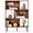 Brown, variant on Best Choice Products 3-Tier Mid-Century Modern Wooden Bookcase w/ Removable Back Panels, Offset Pine Legs - White/Brown