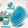 thumbnail image 2 of FOAUUH 2Pack Dog Bath Brush, Soft Silicone Pet Shampoo Massage Dispenser Grooming Shower Brush for Short Long Haired Dogs and Cats Washing, 2 of 6
