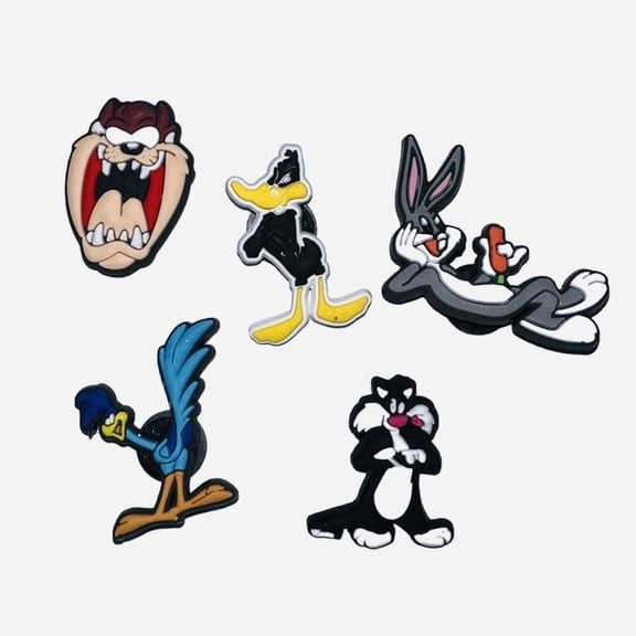Loony Cartoon Generic Daffy Road Runner Decorative Charms for Clogs, Bracelets, Purses, DIY