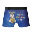 thumbnail image 2 of Autism Awareness Schnauzer Accept Understand Love All Over Print Boxer Briefs Underwear for Men Dad Miniature Schnauzer Dog Lover - 12003, 2 of 6