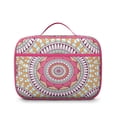 thumbnail image 2 of Boho Folk Insulated Tote Geometric Mandala Lightweight Compact with Front Pocket, 2 of 6